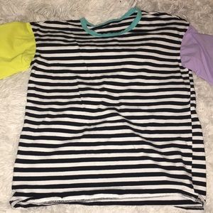 A stripped shirt